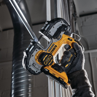 Купить Пила ленточная аккумуляторная DEWALT DCS 377 NT без АКБ и ЗУ фото №4