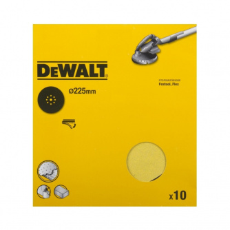 Купить Шкурка ОШМ DEWALT  d 225  DT  3164  XM   Р- 60 фото №1