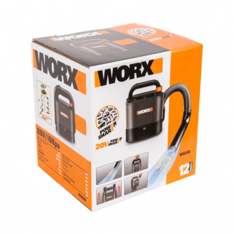 Купить Пылесос аккумуляторный WORX WX030.1 20V 2,0Ач коробка фото №5