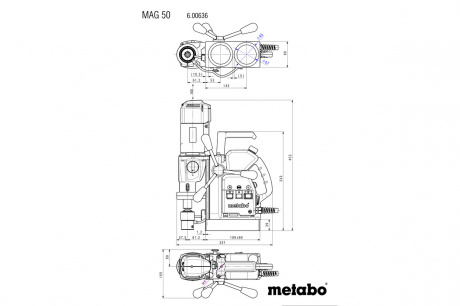 Купить Станок сверлильный Metabo MAG 50     600636500 фото №3