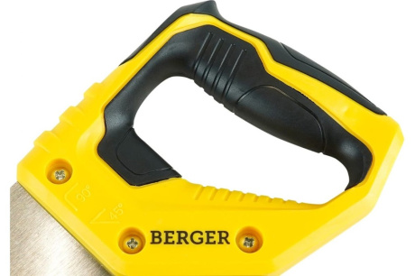 Купить Ножовка по дереву ХОЛЬЦ 450мм сегментная 3D заточка 9TPI BERGER BG1839 фото №5