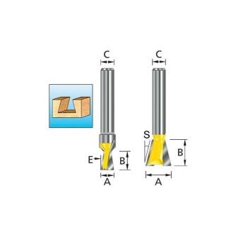 Купить Фреза Makita ласточкин хвост 6,35х8x864x2T   D-48050 фото №3