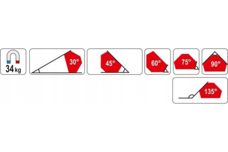 Купить Магнит струбцина заварки YATO 111*136*24 YT-0867 фото №3
