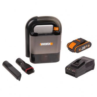 Купить Пылесос аккумуляторный WORX WX030.1 20V 2,0Ач коробка фото №4