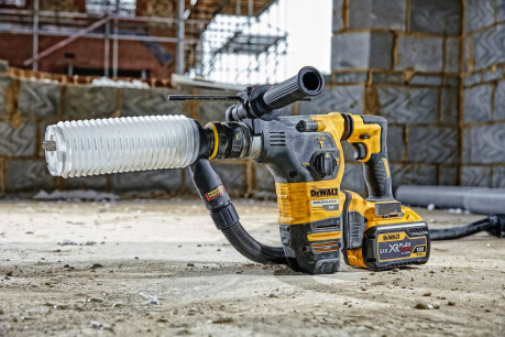 Купить Система пылеудаления DEWALT для аккумуляторных и сетевых перфораторов SDS+   DWH201D фото №4