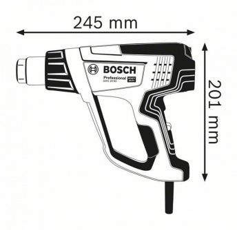 Купить Фен BOSCH GHG 20-63     0.601.2A6.201 фото №2