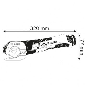 Купить Ножницы BOSCH аккумуляторные GUS 12V-300     0.601.9B2.904 фото №3