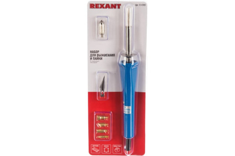 Купить Набор паяльник-выжигатель REXANT 220V/30Вт ZD-707A 6 насадок 12-0183 12-0183 фото №14