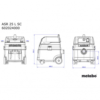 Купить Пылесос Metabo ASR 25 L SC фото №4