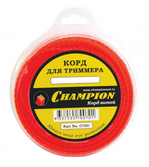 Купить Леска CHAMPION Twisted Square 2,0*15 м (витой квадрат)   C7002 фото №1