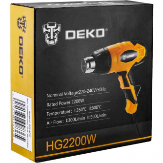 Купить Фен DEKO HG 2200W   063-4200 фото №7