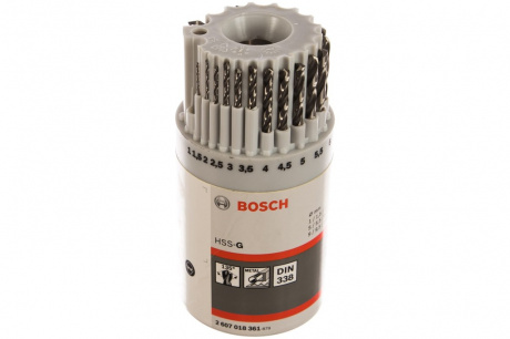 Купить Набор сверл BOSCH HSS-G по металлу из 19 штук   2.607.018.361 фото №3